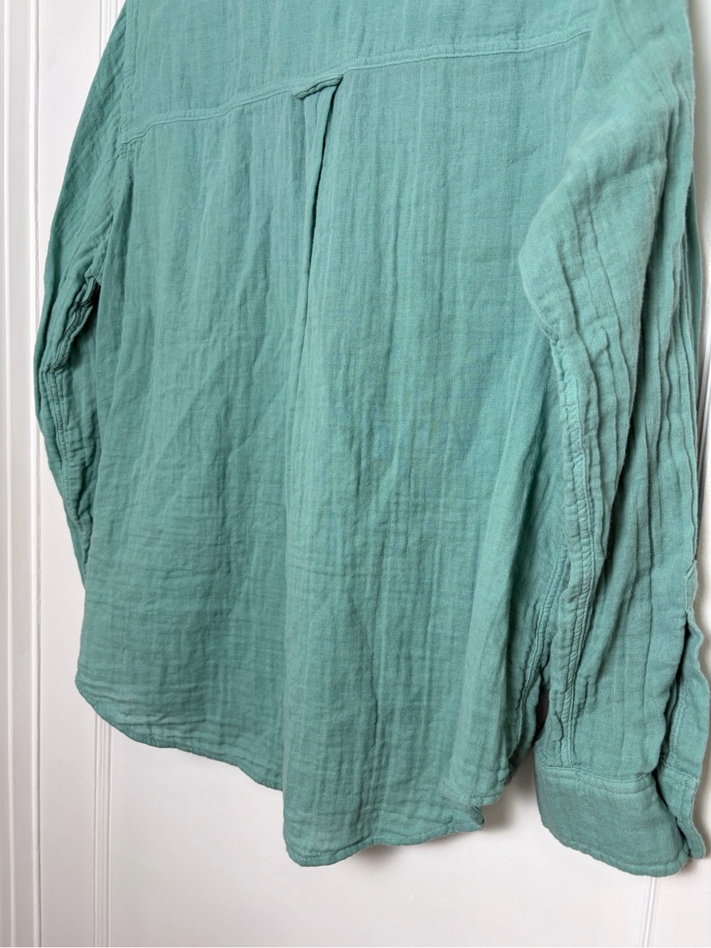 Rails Ellis Organic Cotton Gauze Button-Up Shirt - Picture 3 of 16
